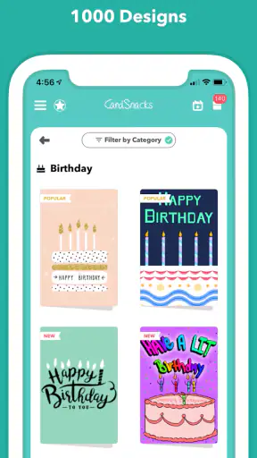 CardSnacks: ecards, gift cards screenshot