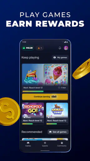CashCow - Play & Earn Money screenshot