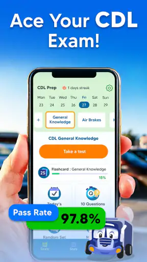 CDL Prep Practice Test 2026 screenshot