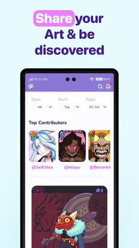 CharacterHub: OCs, Art, Lore screenshot