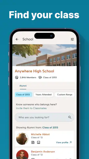 Classmates screenshot