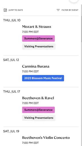 Cleveland Orch screenshot