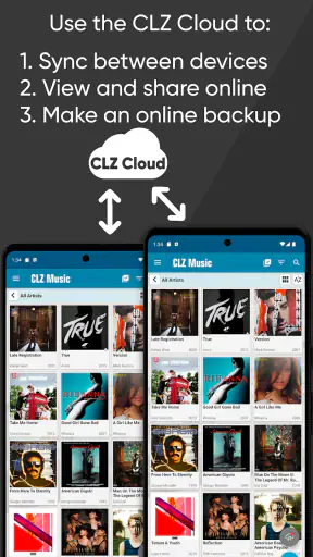 CLZ Music, CD/vinyl collection screenshot