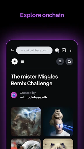 Coinbase Wallet: NFTs & Crypto screenshot
