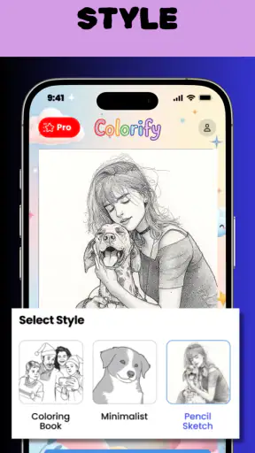 Colorify: Coloring Book Maker screenshot