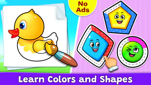 Colors & Shapes: Coloring game screenshot