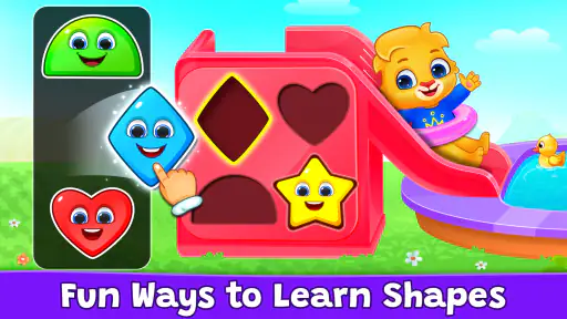 Colors & Shapes: Coloring game screenshot