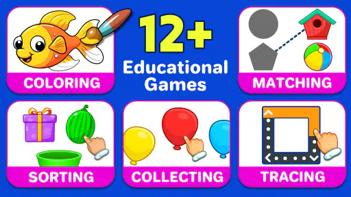 Colors & Shapes: Coloring game screenshot