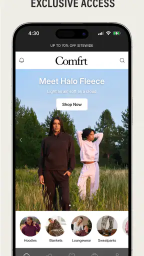 Comfrt screenshot