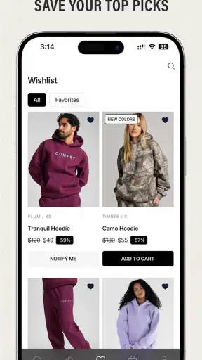 Comfrt screenshot