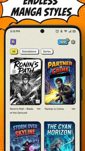 Comics AI: Comic & Manga Maker screenshot