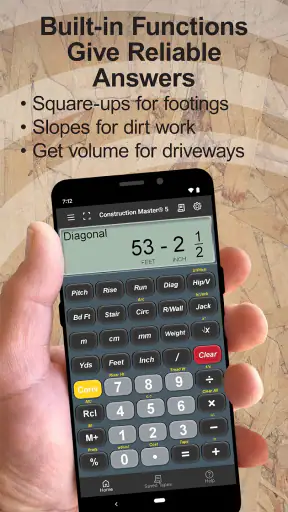 Construction Master 5 Calc screenshot