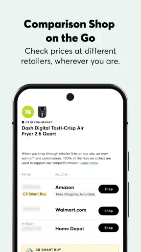 Consumer Reports screenshot