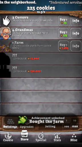 Cookie Clicker screenshot