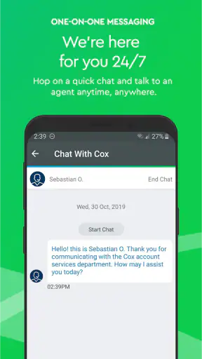 Cox screenshot