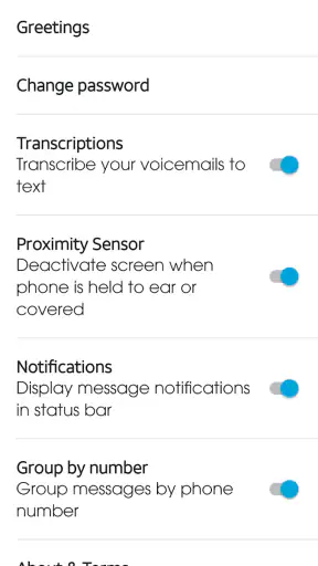 Cricket Visual Voicemail screenshot