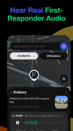 CrimeRadar: Dispatch Alerts screenshot
