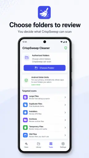 CrispSweep Cleaner screenshot