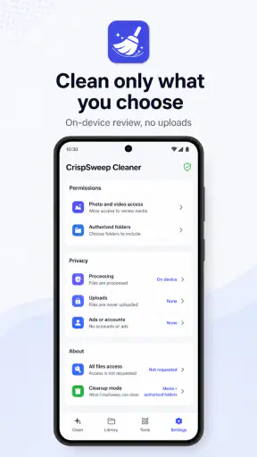 CrispSweep Cleaner screenshot