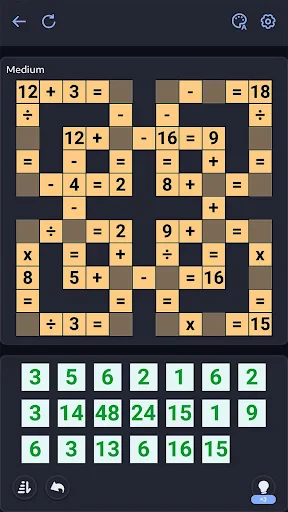 Crossmath - Math Puzzle Games screenshot