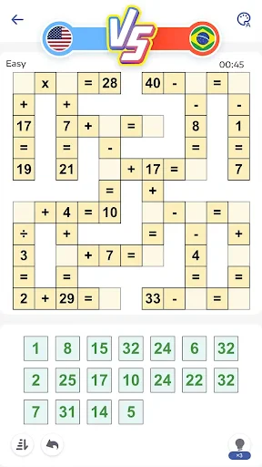 Crossmath - Math Puzzle Games screenshot