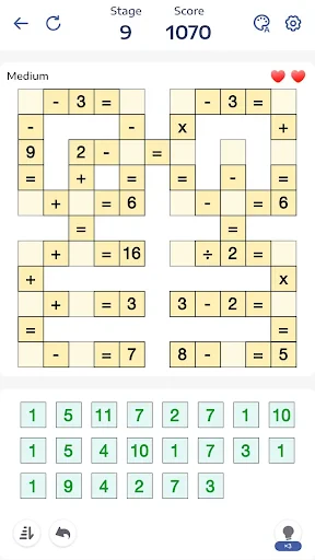 Crossmath - Math Puzzle Games screenshot
