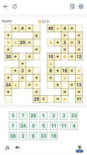 Crossmath - Math Puzzle Games screenshot