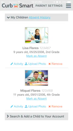 CurbSmart Parent screenshot