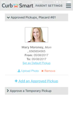 CurbSmart Parent screenshot