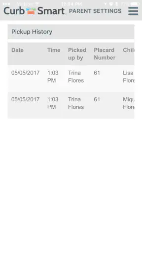 CurbSmart Parent screenshot