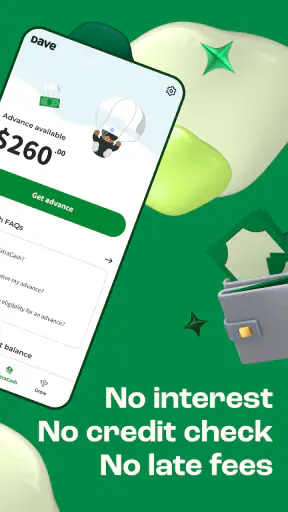 Dave - Fast Cash & Banking screenshot