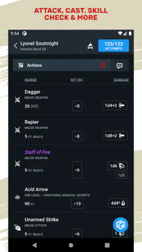 D&D Beyond screenshot