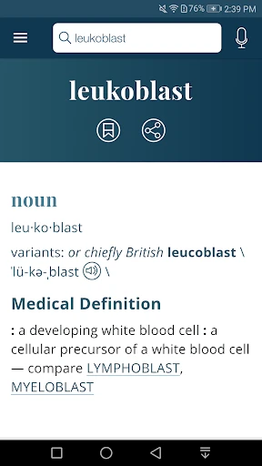 Dictionary - Merriam-Webster screenshot