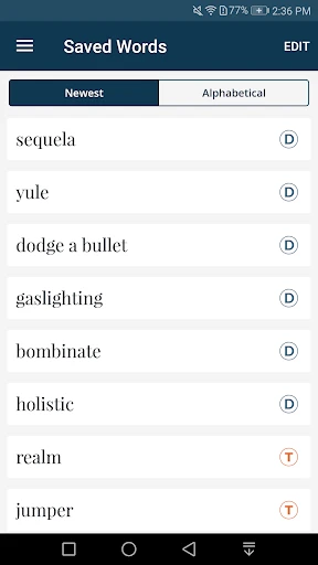 Dictionary - Merriam-Webster screenshot