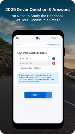 Driver Written Test: 2025 Test screenshot