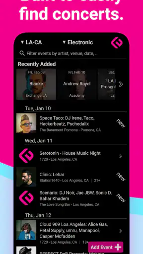 Edmtrain Concerts & Raves screenshot