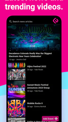 Edmtrain Concerts & Raves screenshot