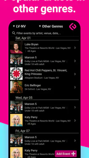 Edmtrain Concerts & Raves screenshot