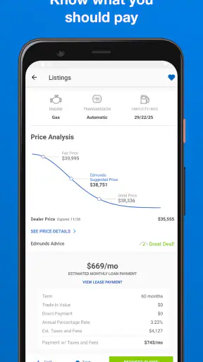 Edmunds - Shop Cars For Sale screenshot