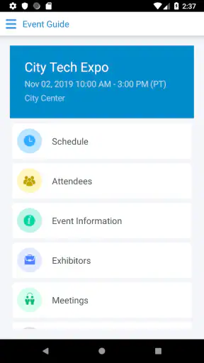 Eventleaf Guide screenshot