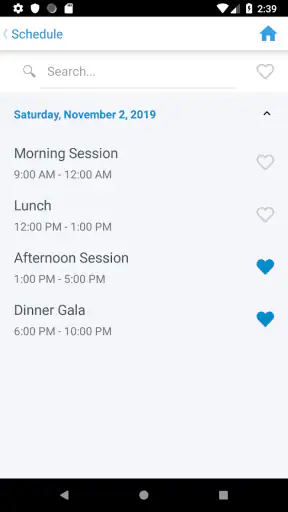 Eventleaf Guide screenshot
