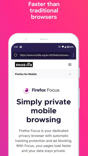 Firefox Focus: No Fuss Browser screenshot