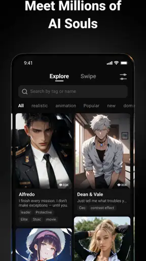 Flipped:Chat with AI Character screenshot