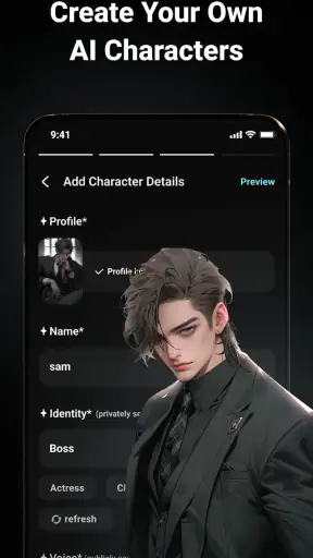 Flipped:Chat with AI Character screenshot