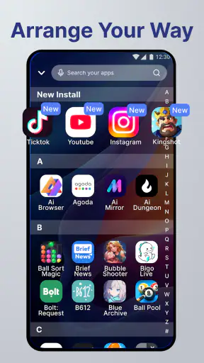 Flow Homescreen screenshot