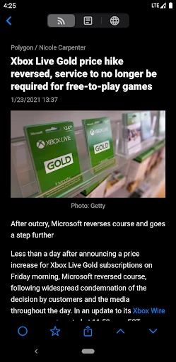 Fluent Reader Lite - RSS Clien screenshot