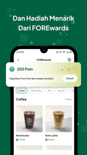 Fore Coffee screenshot