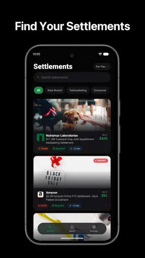 FreeClaim: Class Action Money screenshot