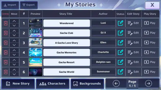 Gacha Story - VN Creator screenshot