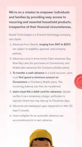 Gerald - Cash Advance screenshot